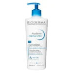 Flacon alb cu pompă albastră de cremă Bioderma Atoderm Crème Ultra, 500 ml