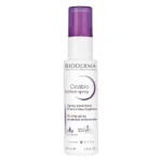 Flacon alb cu pulverizator și capac mov, Bioderma Cicabio Loțiune spray, 40 ml