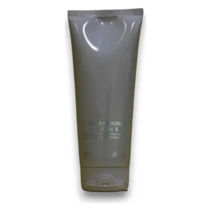 Tub argintiu de gel de duș Costume National Homme de 200 ml, cu capac flip-top
