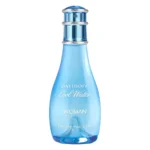 Flacon albastru deschis de apă de toaletă Cool Water Woman, cu capac argintiu