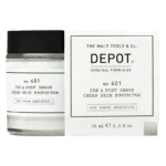 Borcan de sticlă cu capac negru și cutie albă Depot No. 401, 75 ml