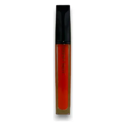 Flacon de luciu de buze Estée Lauder Pure Color Envy, produs roșu, capac negru