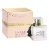 Cutia și flaconul L'Amour Lalique de 50 ml, așezate unul lângă altul pe fundal alb