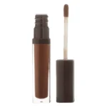 Flacon transparent de luciu de buze Laura Mercier Lip Glacé în nuanța maro Chocolate, cu aplicator