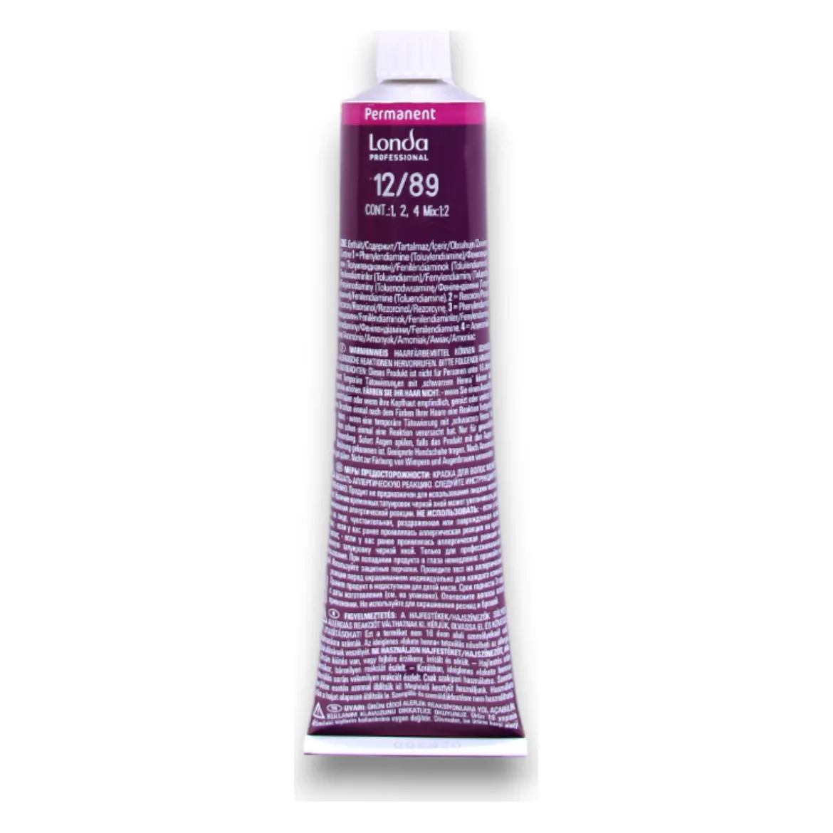 Vopsea Londacolor 12/89 Londa Professional 60 ml Tub de vopsea permanentă Londa Professional Londacolor cu nuanța 12/89 tipărită pe ambalaj