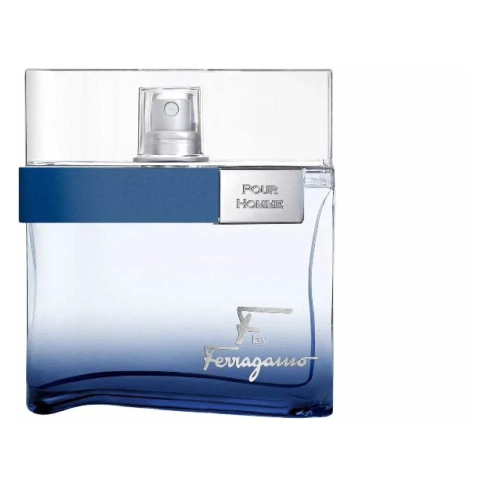 Apă de toaletă Salvatore Ferragamo F by Ferragamo Free Time 100 ml Flacon de sticlă în degrade albastru al apei de toaletă F by Ferragamo Free Time de 100 ml