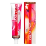 Tub si cutie Wella Color Touch cu banda Deep Browns, ambalaj roz cu rosu